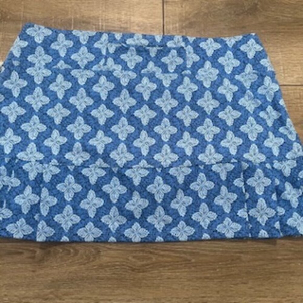NEW Sigrid Olsen Golf & Tennis Skirt Women’s Sz XL Blue Pleats Skort NWT - Picture 14 of 14
